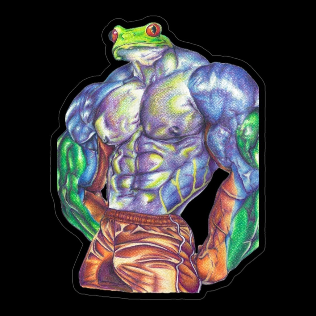 マッチョになったカエル(The Frog Who Became Muscular.)