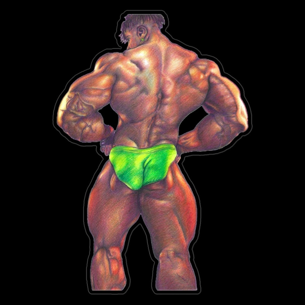 男は背中で魅せる(A man captivates with his back.)