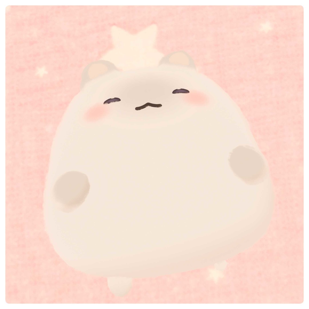 【無料/FREE】かわいい!はむのほっぺたテクスチャ【はむ対応】