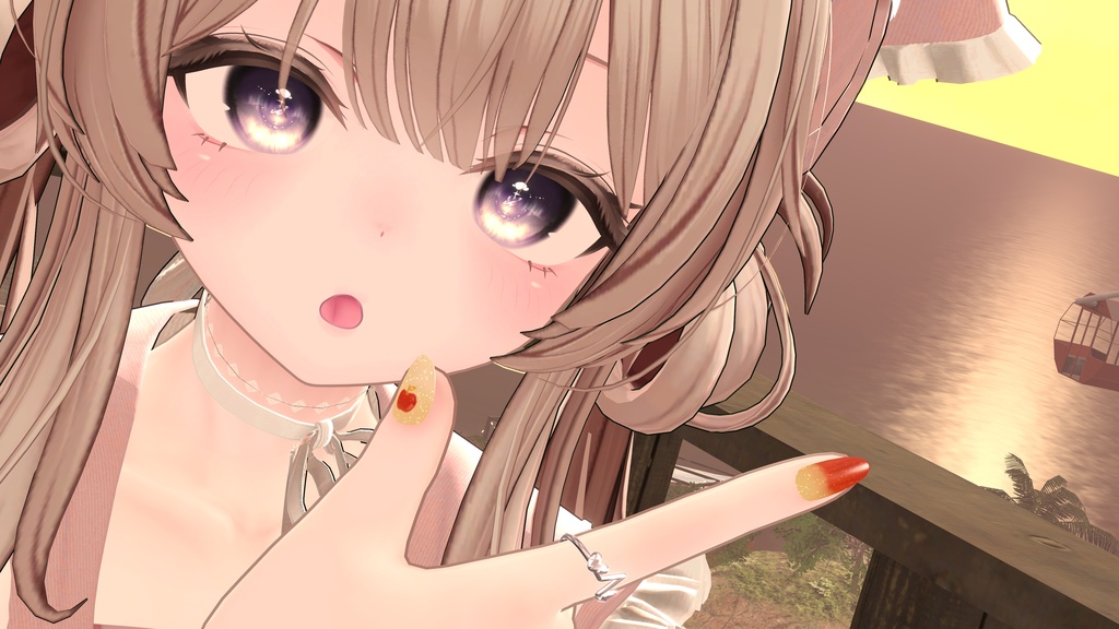 【無料/FREE】りんごネイルテクスチャ【Sioしお/Milfyミルフィ対応】