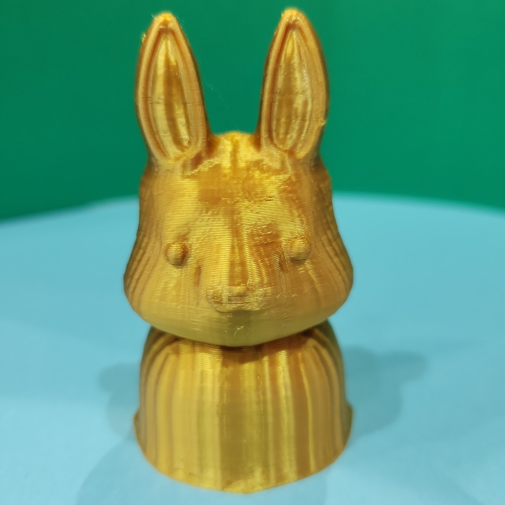 ウサギの八角盛り塩の型　ゴールド　縁起物