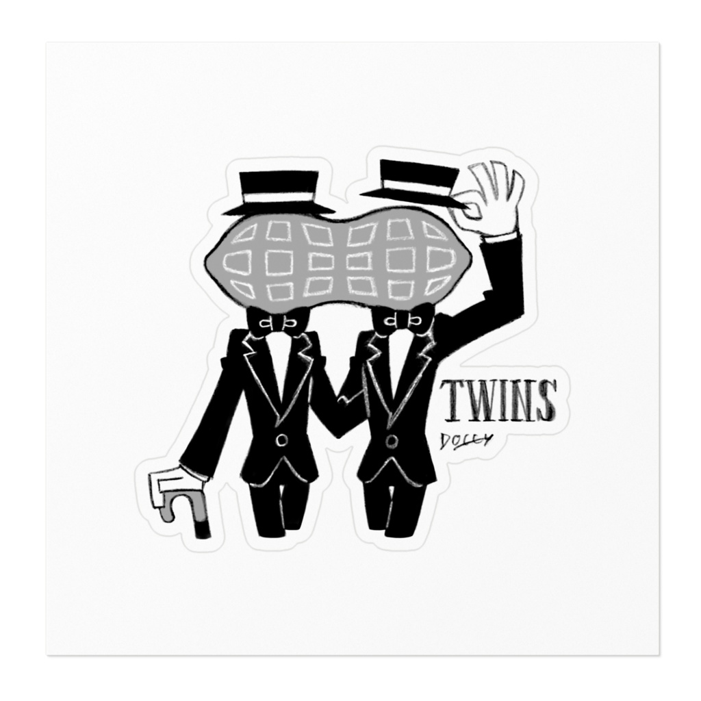 【ステッカー】『TWINS(ピーナッツ)』