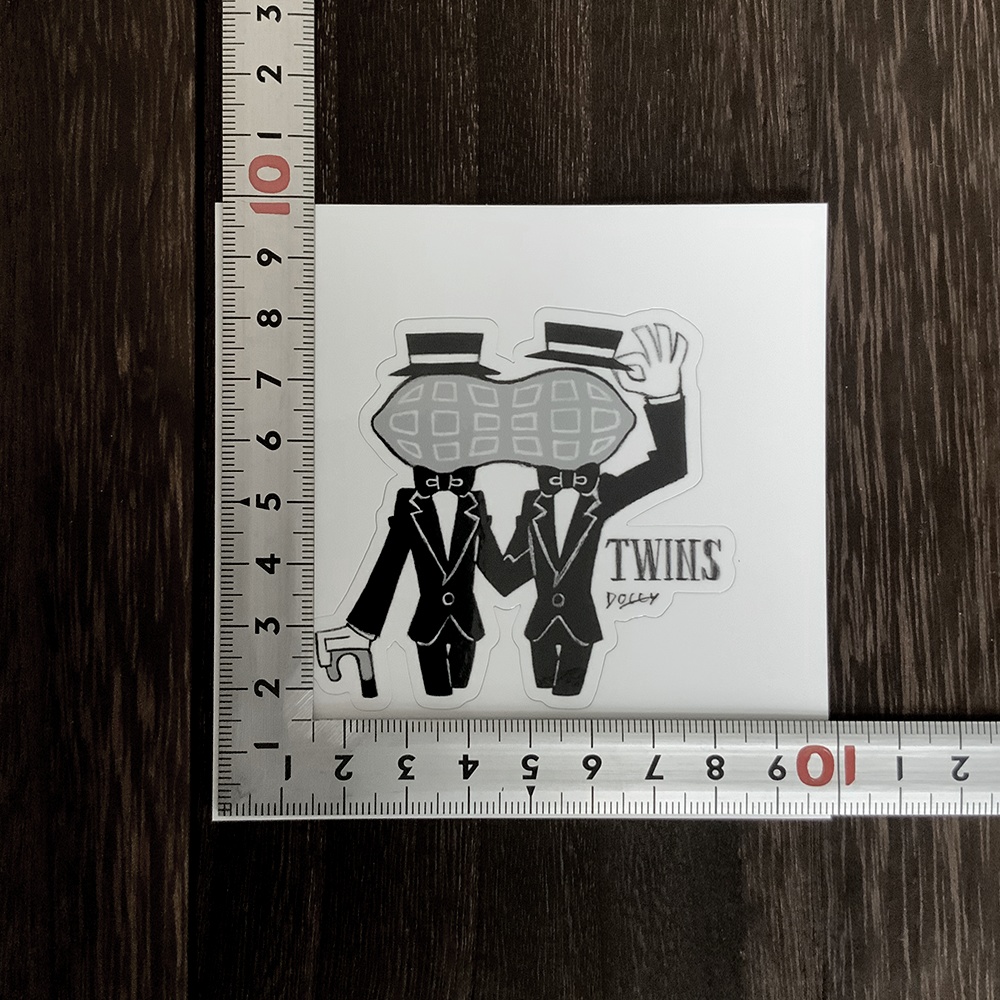 【ステッカー】『TWINS(ピーナッツ)』