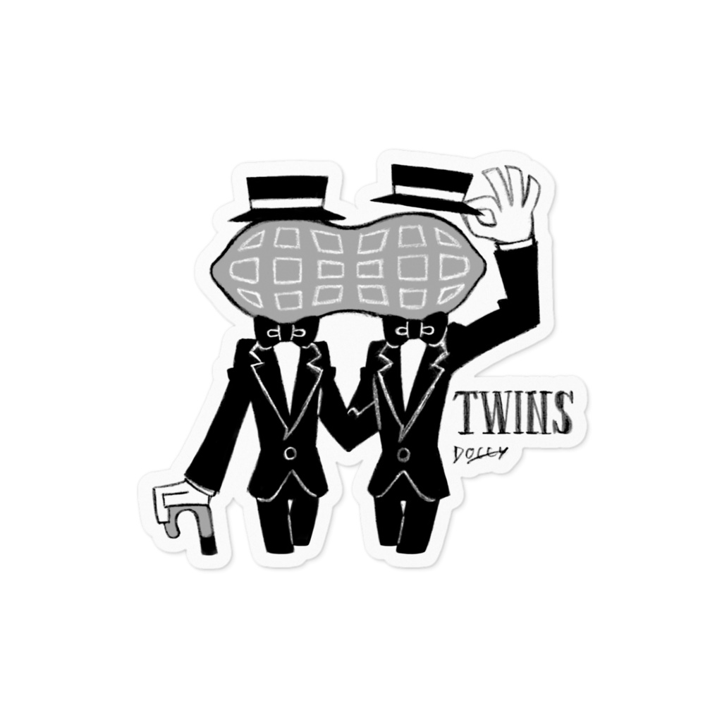 【ステッカー】『TWINS(ピーナッツ)』