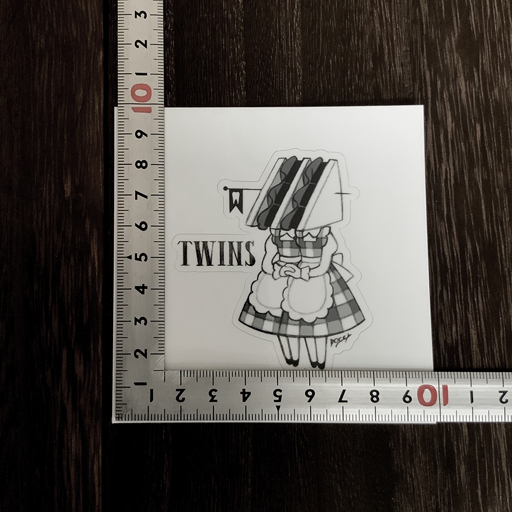 【ステッカー】『TWINS(サンドイッチ)』