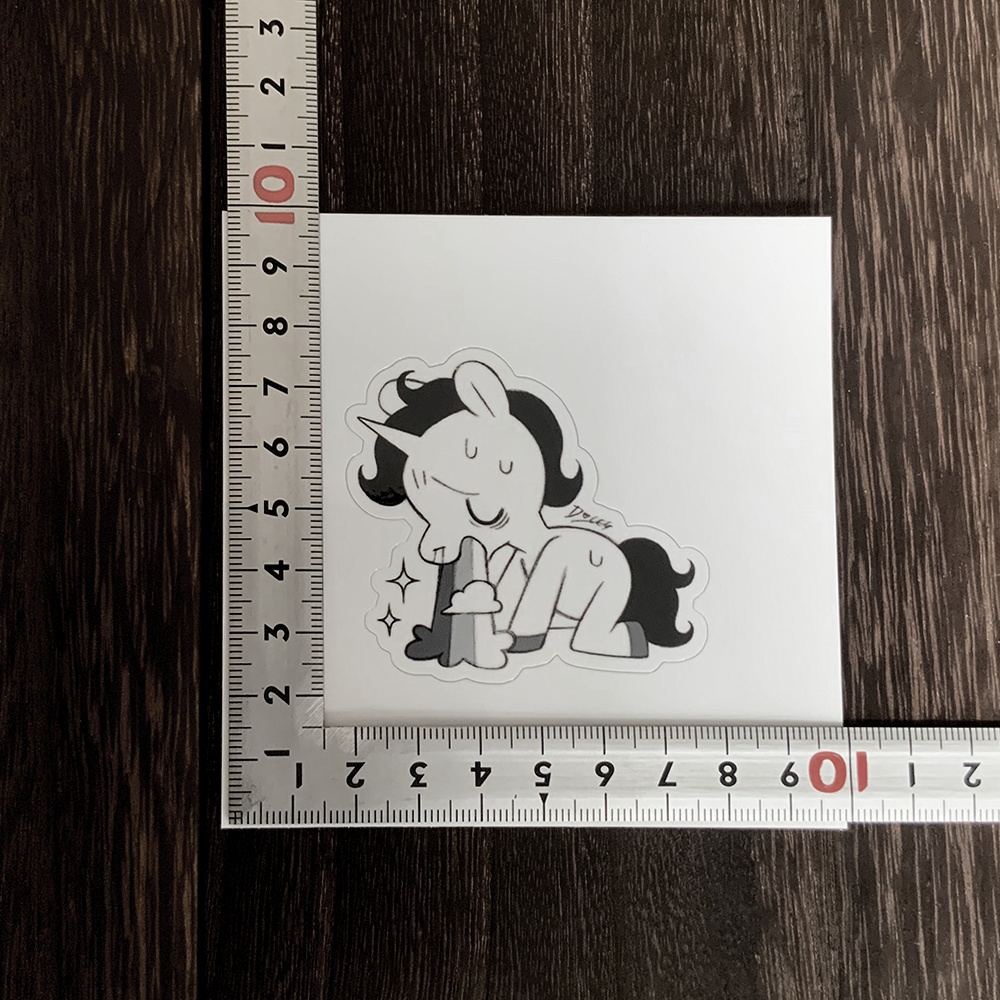 【ステッカー】『ユニコーン(嘔吐)』