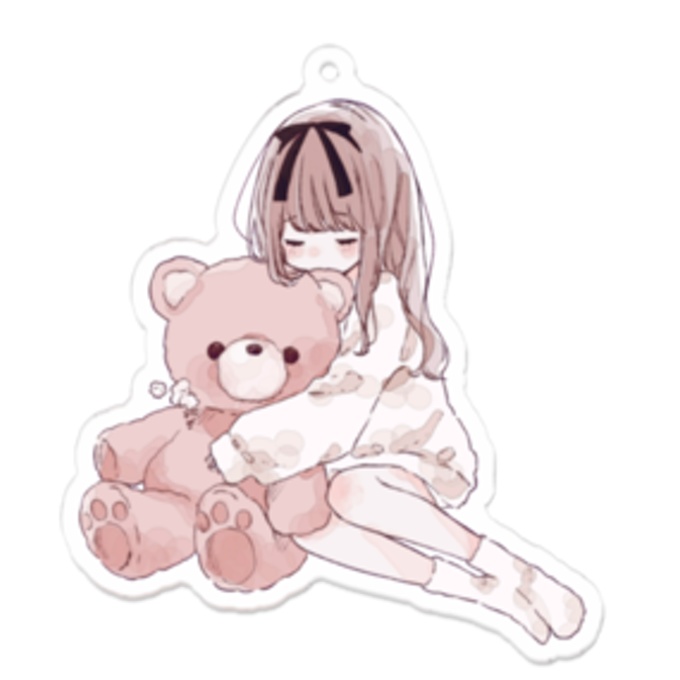 アクリルキーホルダー🧸