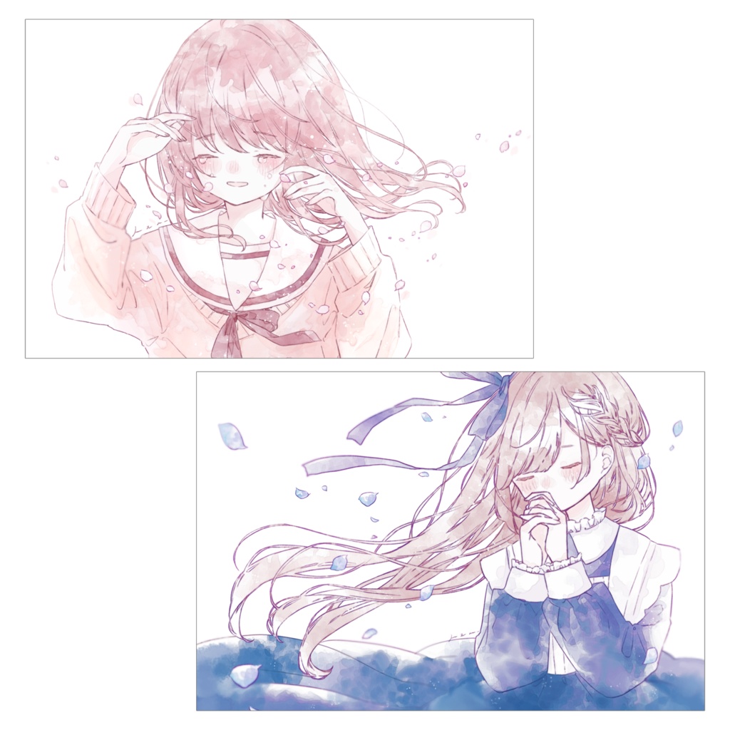 ポストカードセット 花と想い