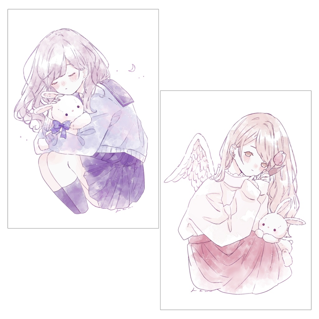 ポストカードセット🐰🐰