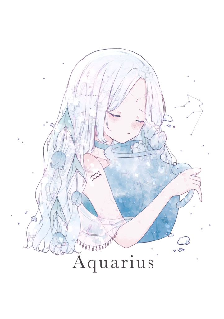 イラスト本 Horoscope. ミニ色紙原画付き