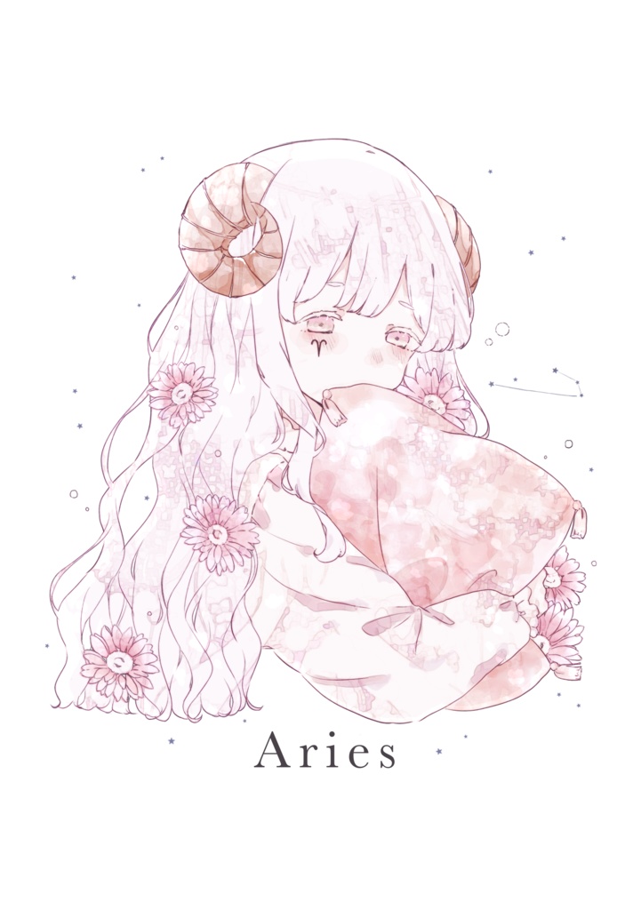 イラスト本 Horoscope. ミニ色紙原画付き