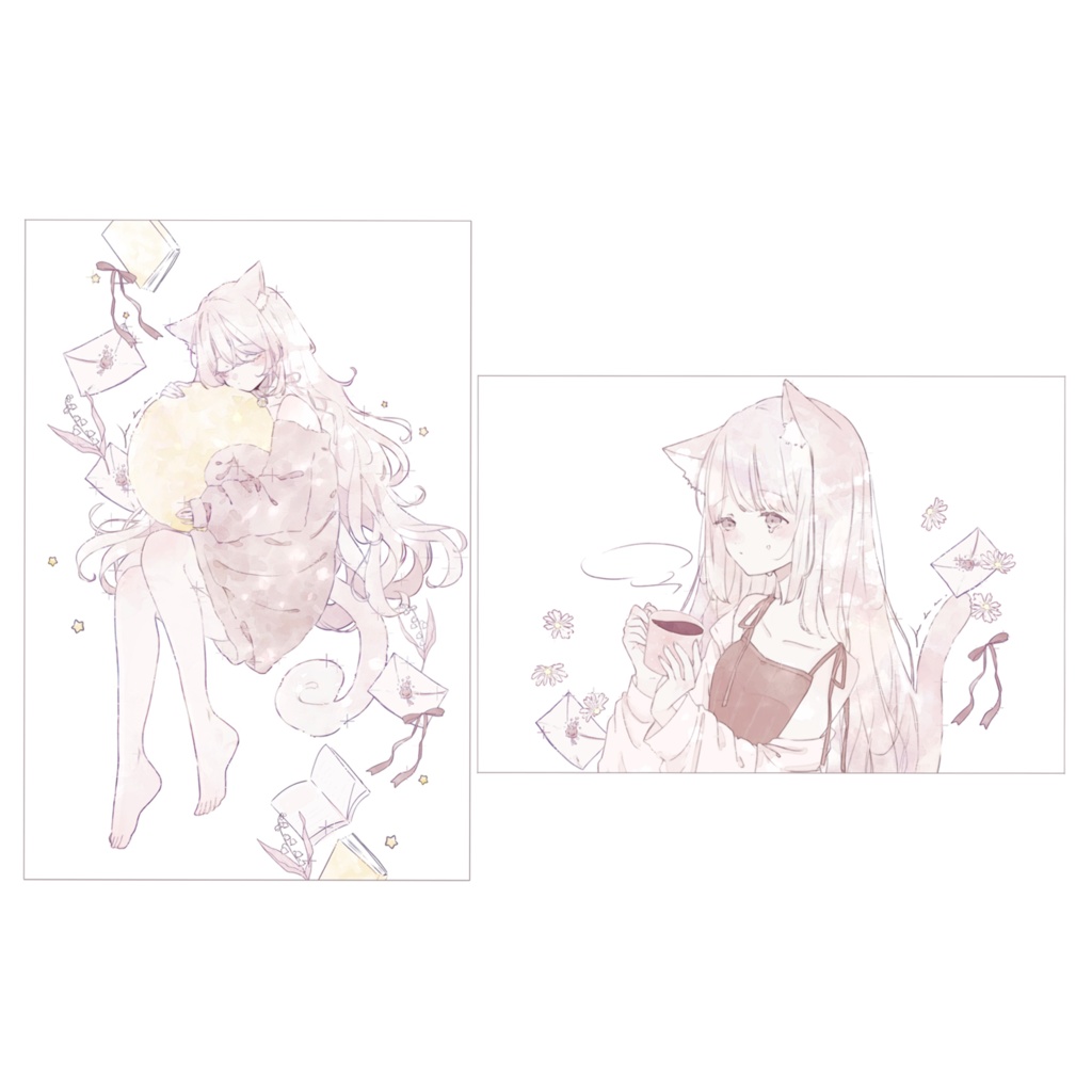 猫耳ポストカードセット