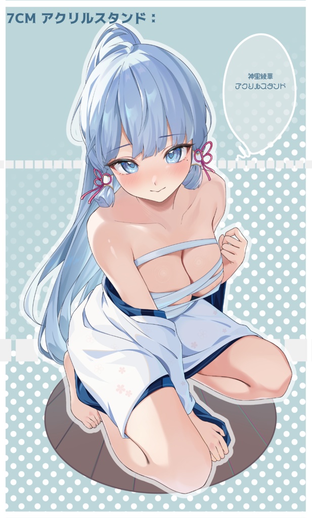 「受注生産」神里綾華 7cm アクリルスタンド 【Made-to-Order Ayaka Kamisato 7cm Acrylic Stand】