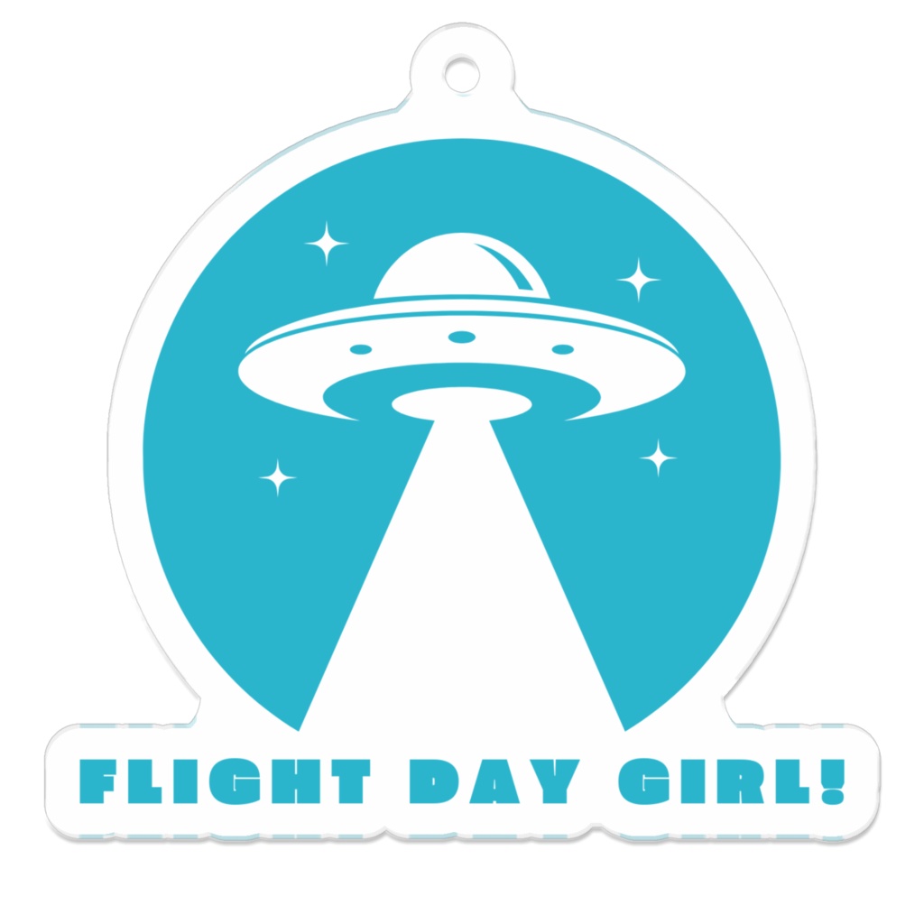 FLIGHT DAY GIRL!アクリルキーホルダー(スカイ)