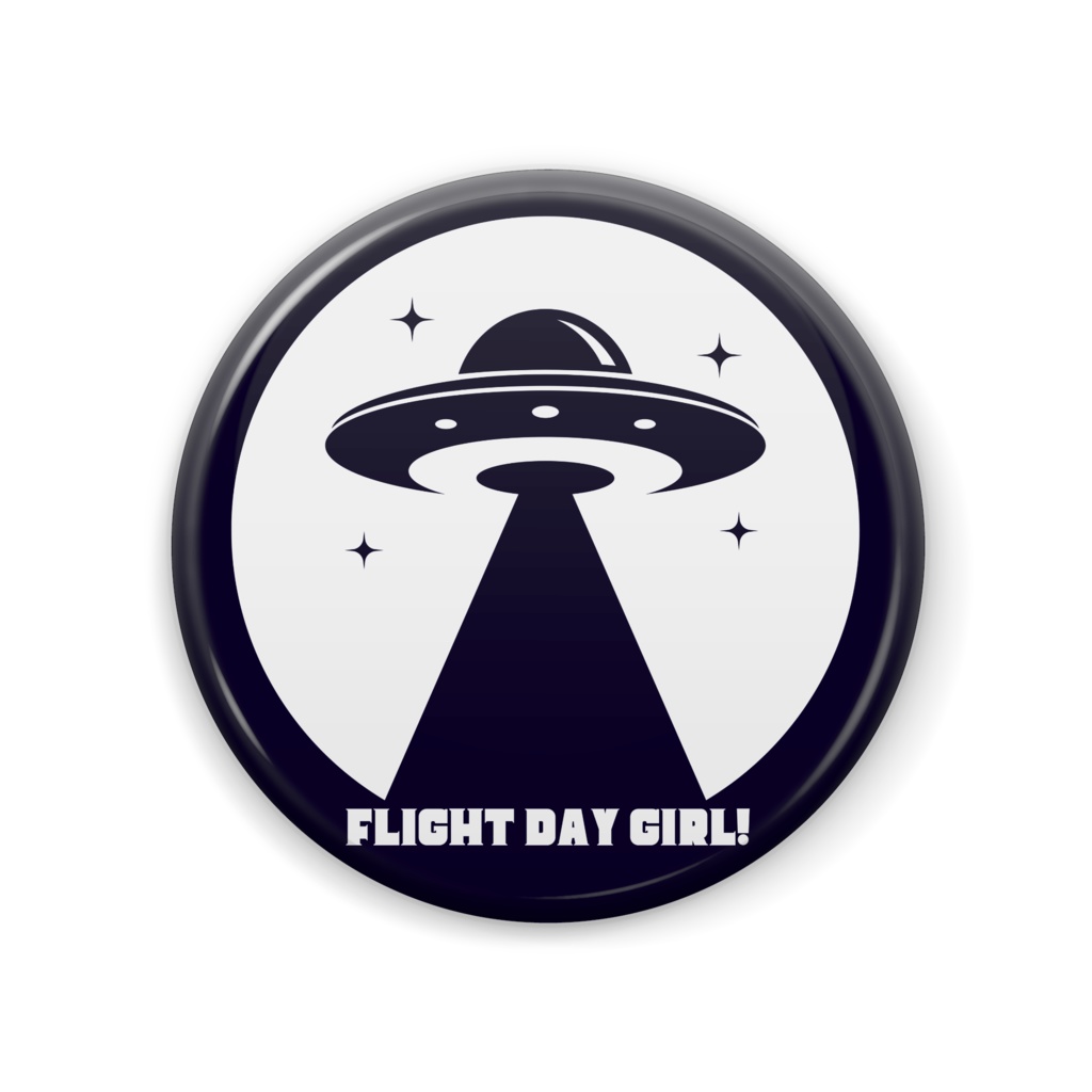 FLIGHT DAY GIRL! 缶バッジ(ナイト)
