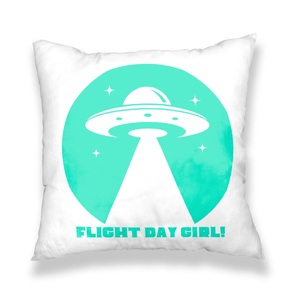 FLIGHT DAY GIRL! クッションカバー