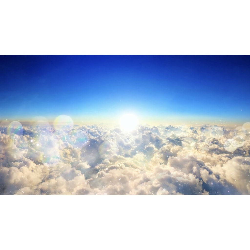 青空の雲の上動画素材