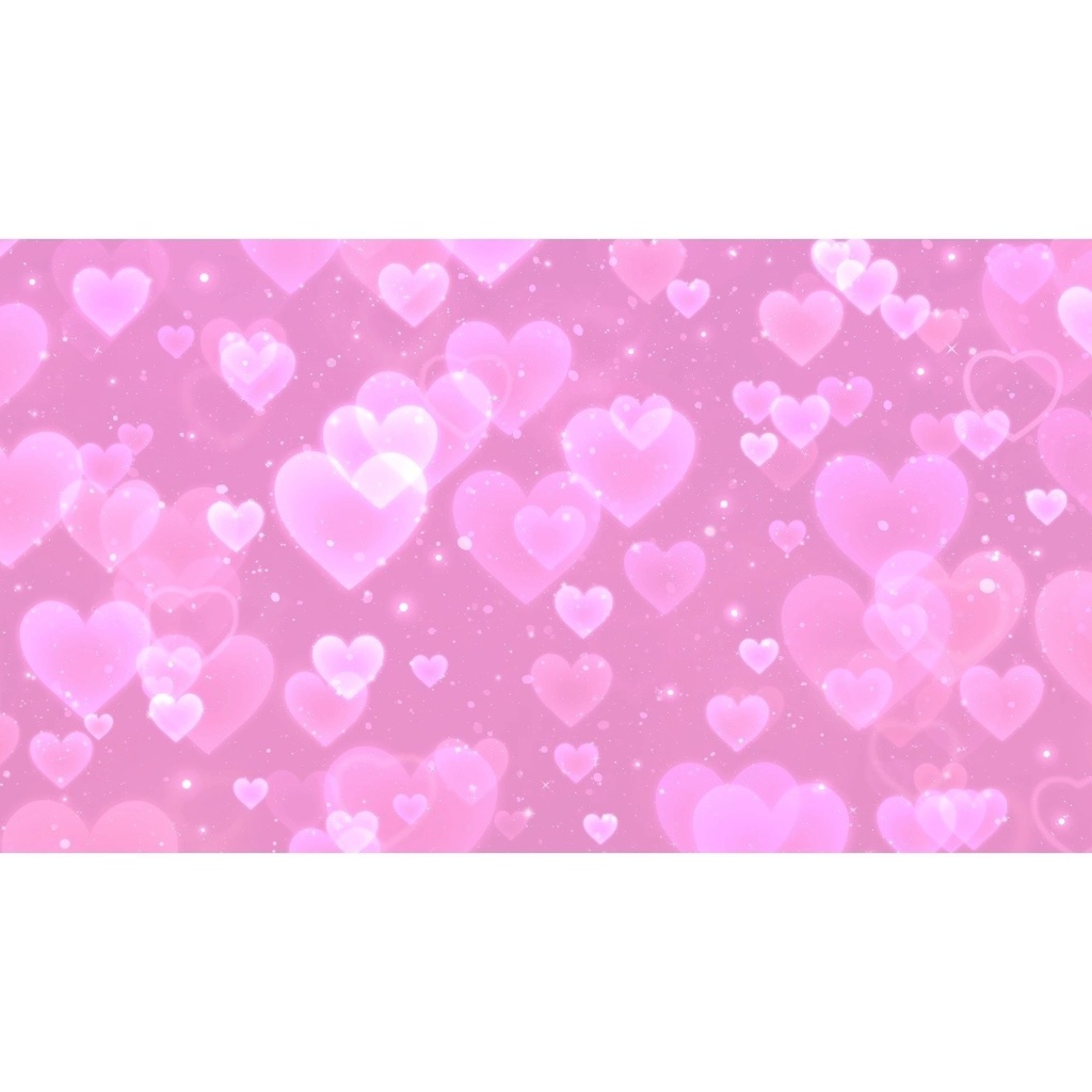 輝くハートの背景動画素材