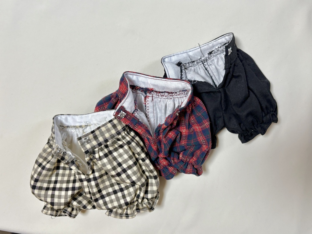 1/4ドールお洋服 シャーリングズボン単品