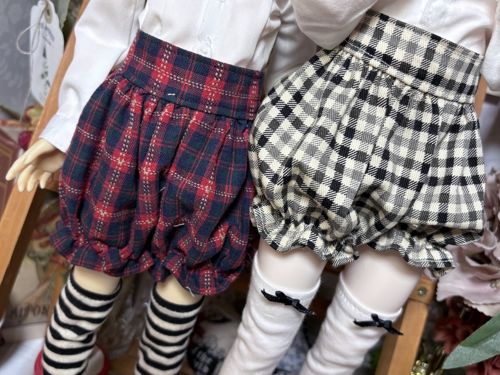 1/4ドールお洋服 シャーリングズボン単品