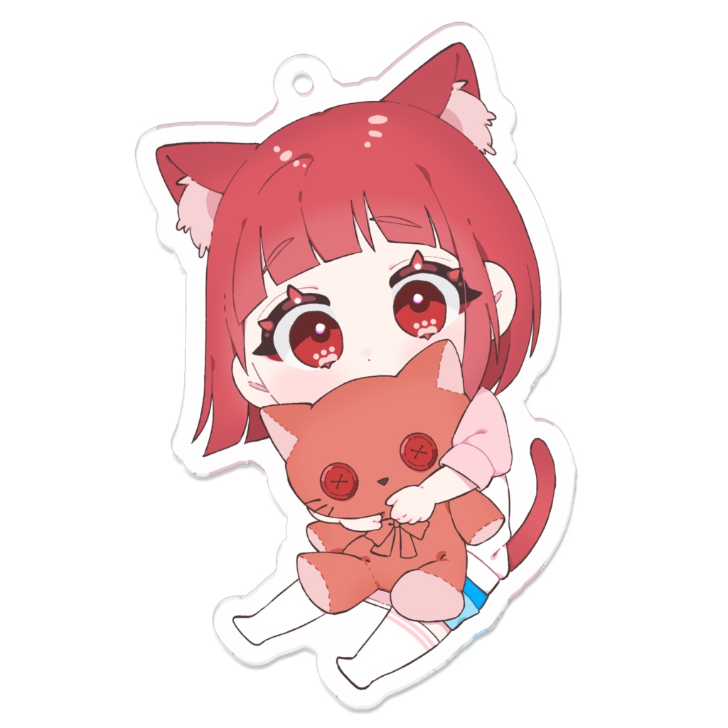 【アクリルキーホルダー70mm】抱っこ成奈ちゃん(コーティング無し)