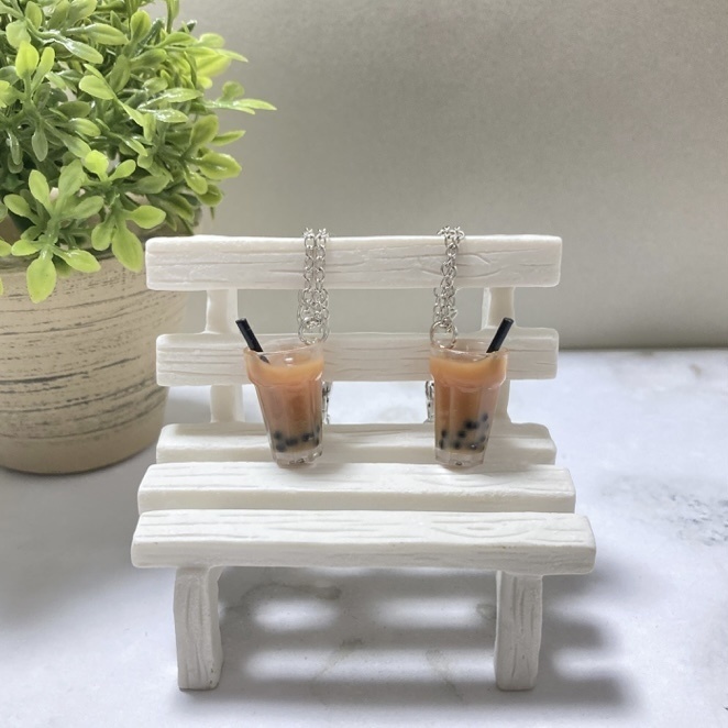 グレーチェック柄ベスト付きシャツコーデ 4点セット 10cm ぬいぐるみ服