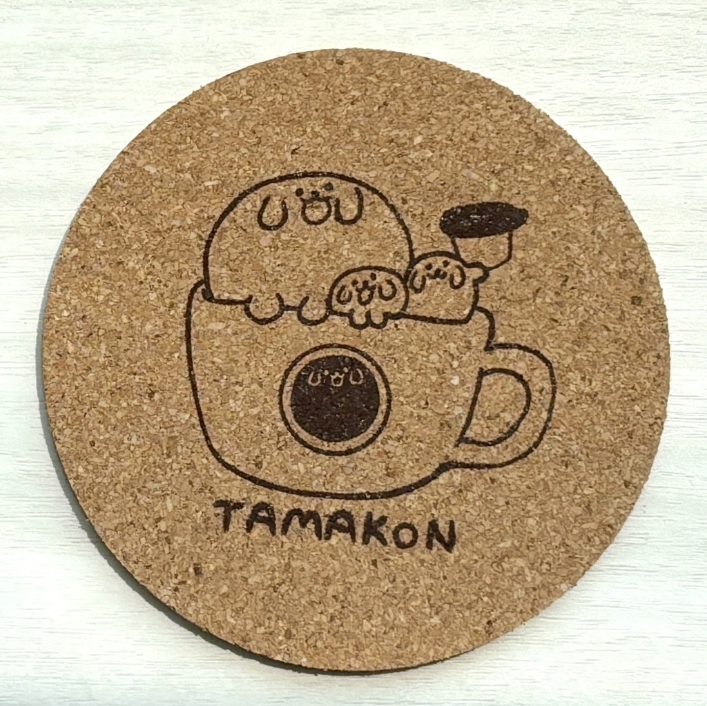 コルクコースター（コーヒー）