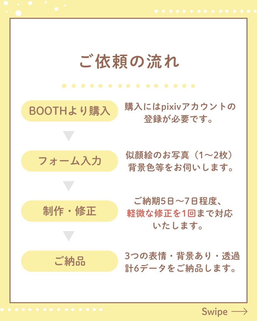 【受注制作】その人らしさを描く 手描きタッチの似顔絵アイコン