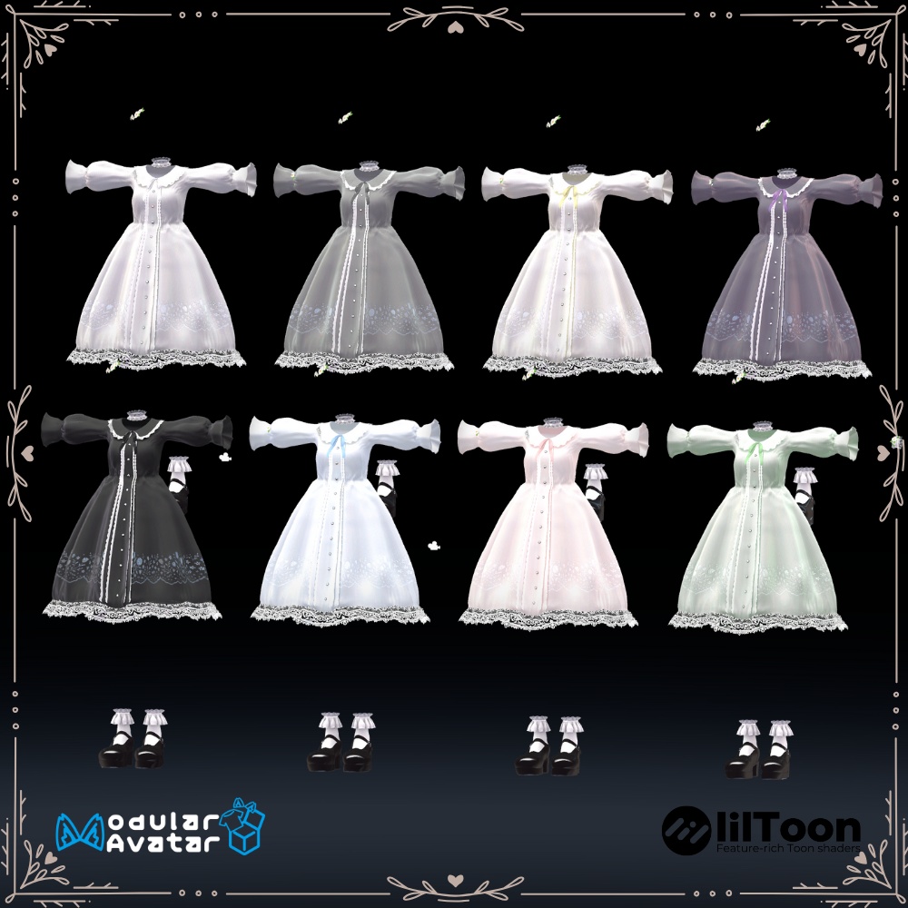 ☘️PureRuffleOnepiece☘️【10アバター対応】