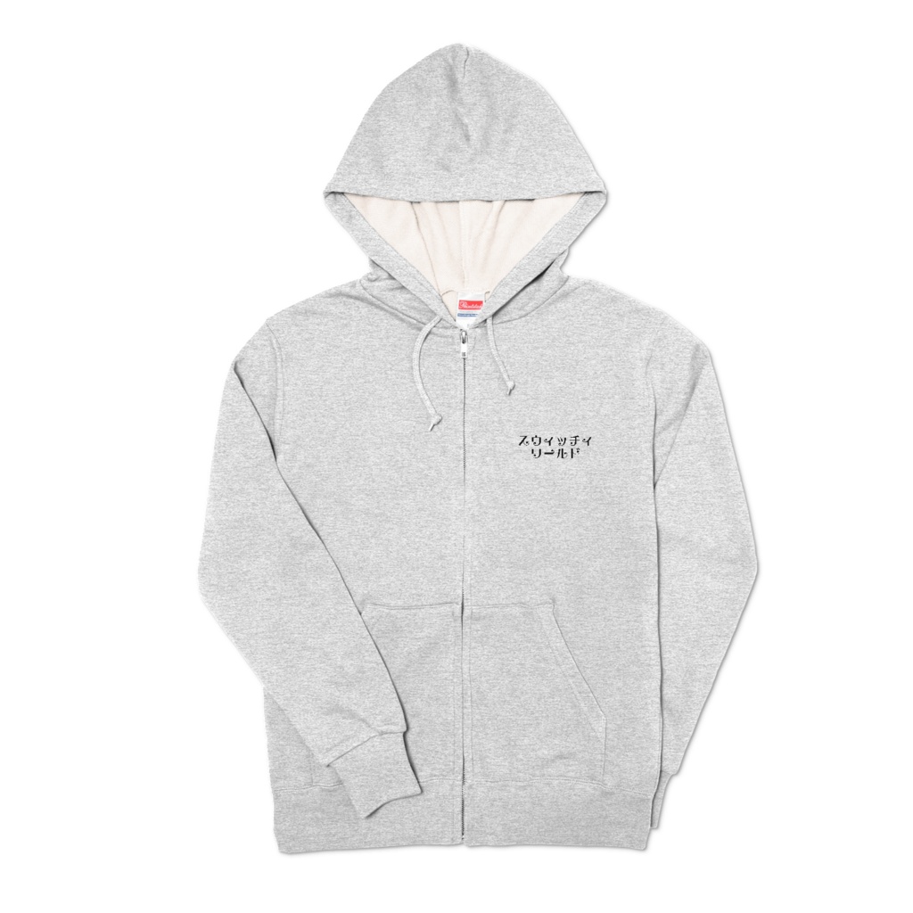 Salon de Switchy ジップパーカー grey-モノクロ