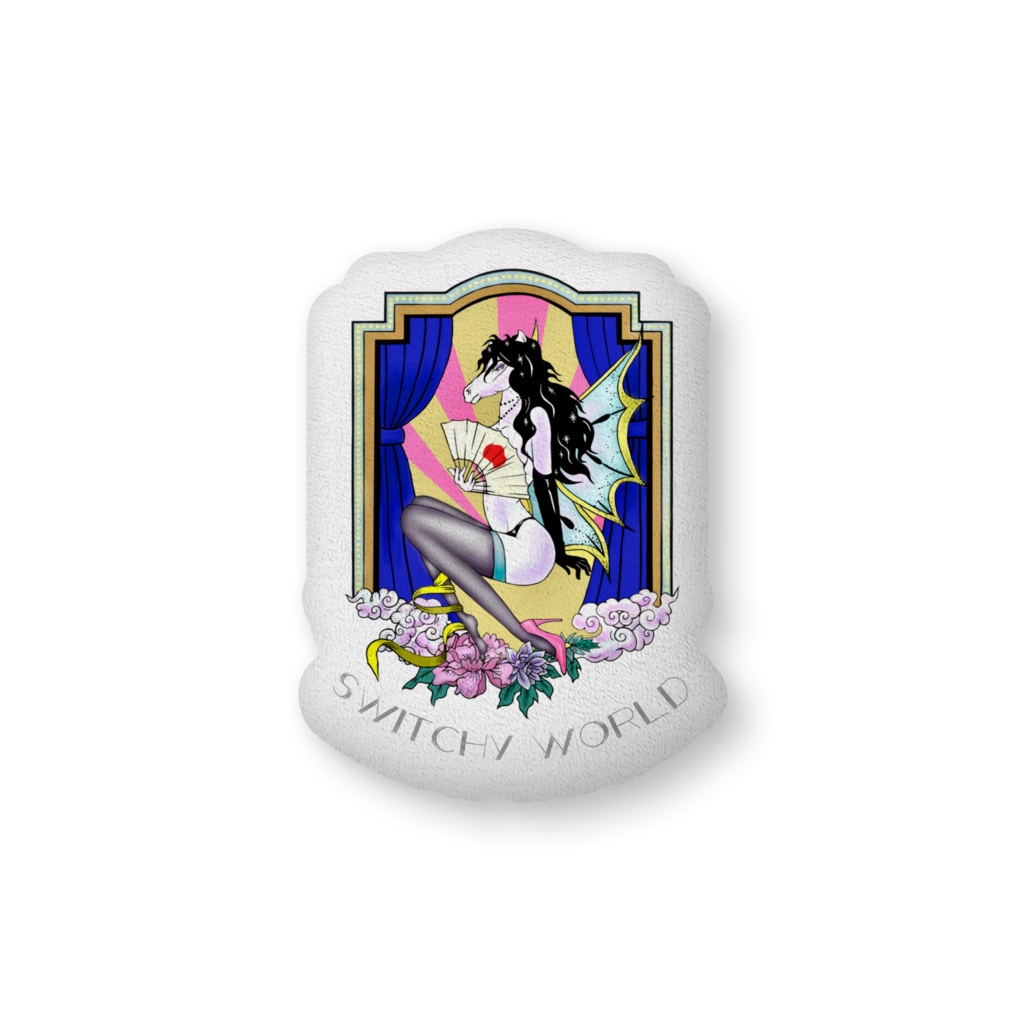 Switchy World ふかふかクッション color1