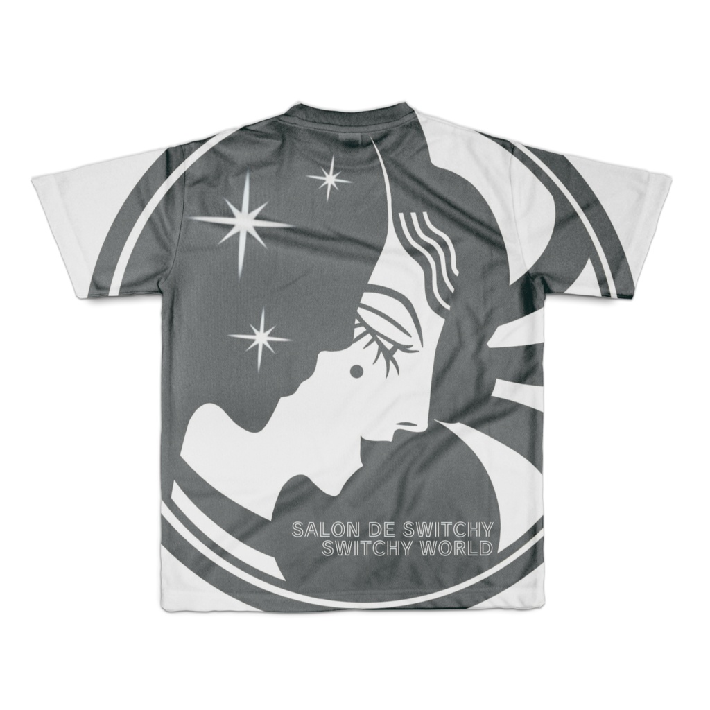 Salon de Switchy グラフィックTシャツ モノクロ