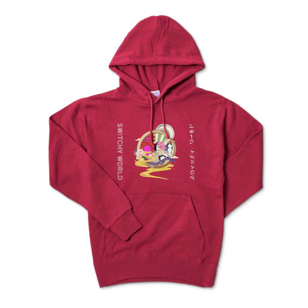Born Q Born しゃれおつパーカー Burgundy - color1