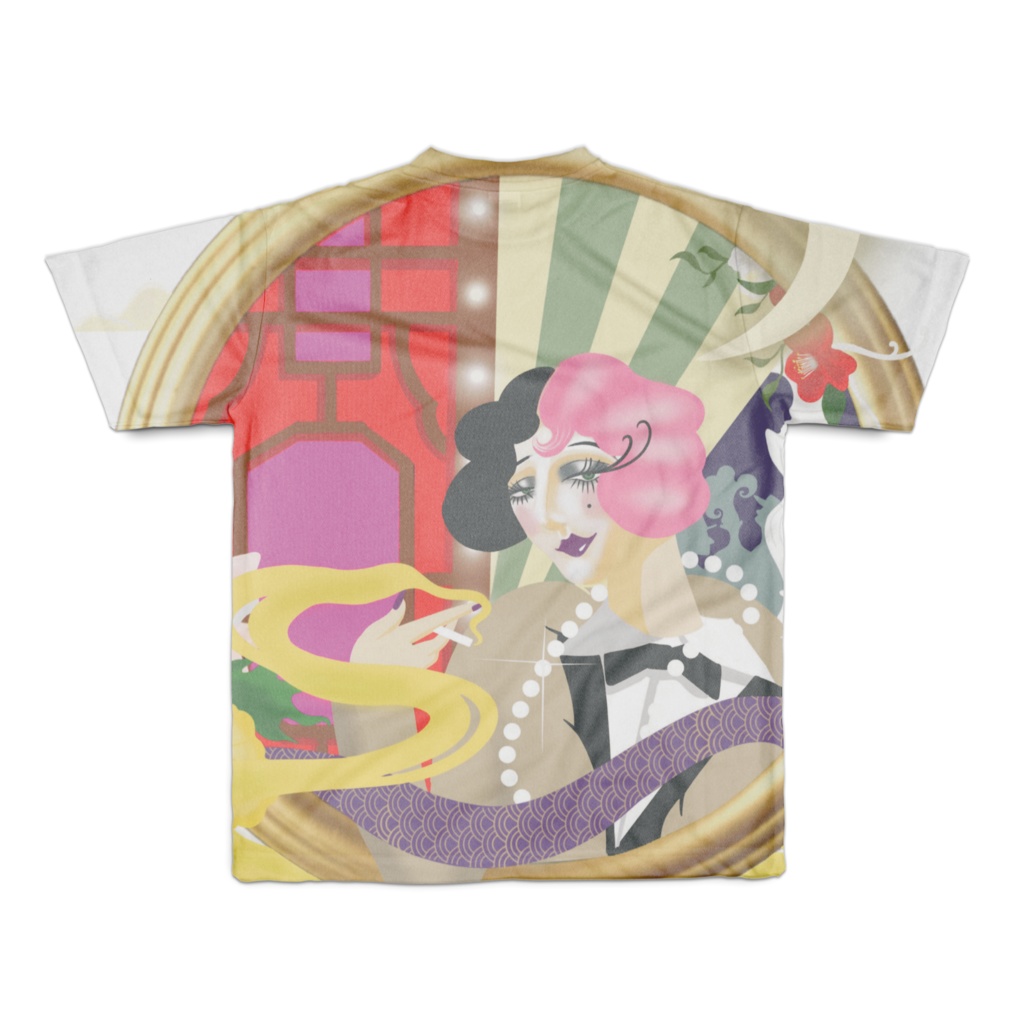 Born Q Born グラフィックTシャツ フルカラー2