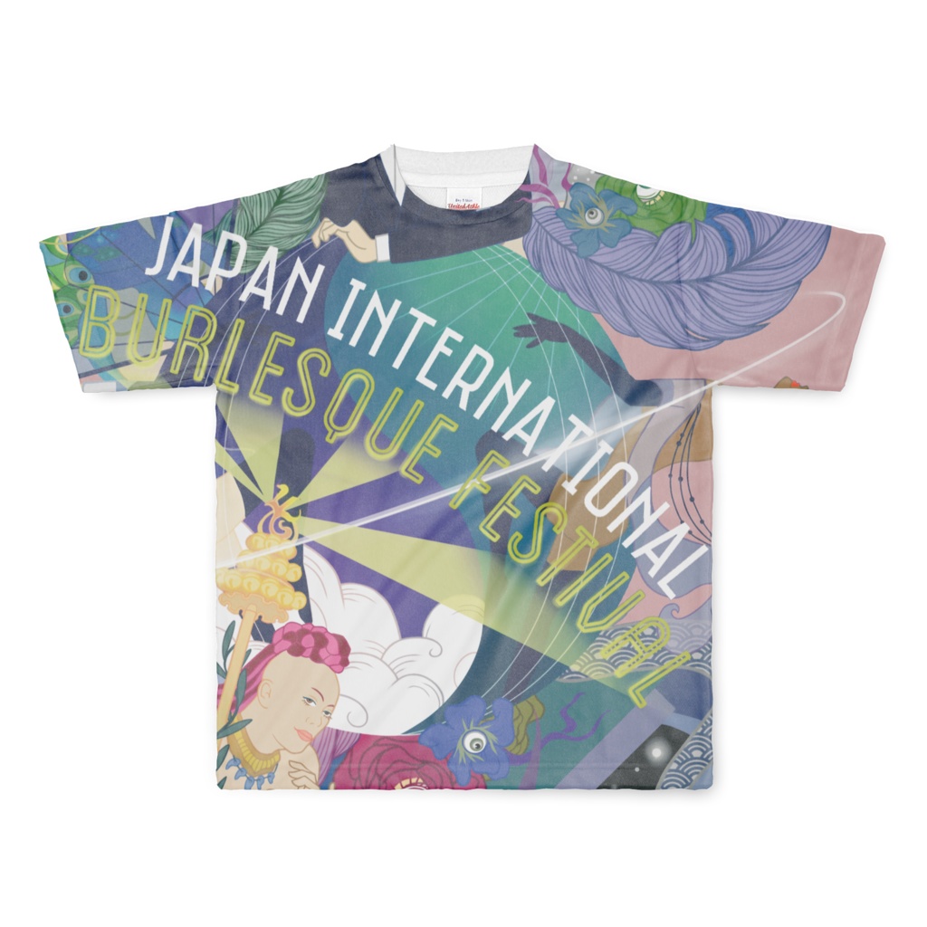 JIBF フルグラフィックTシャツ（PINK） L, XL