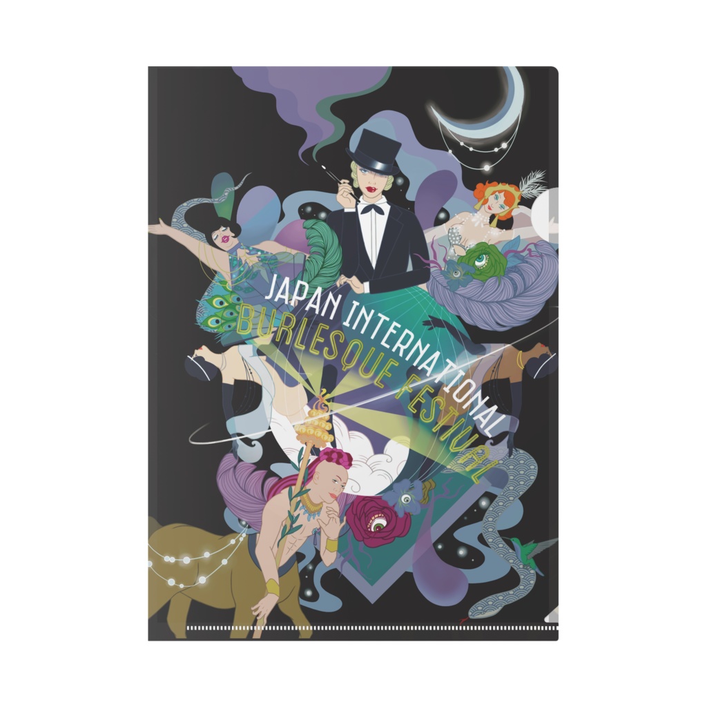 JIBF クリアファイル ブラック