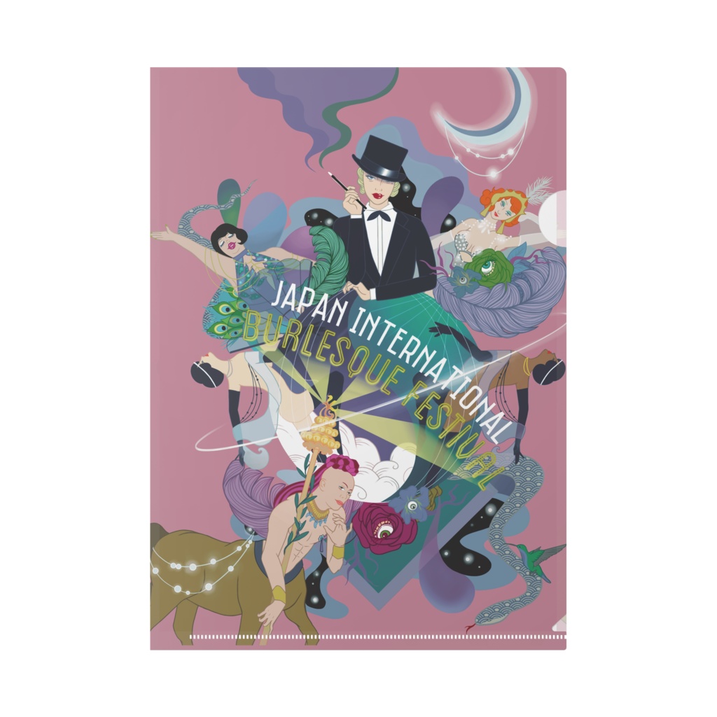 JIBF クリアファイル ピンク