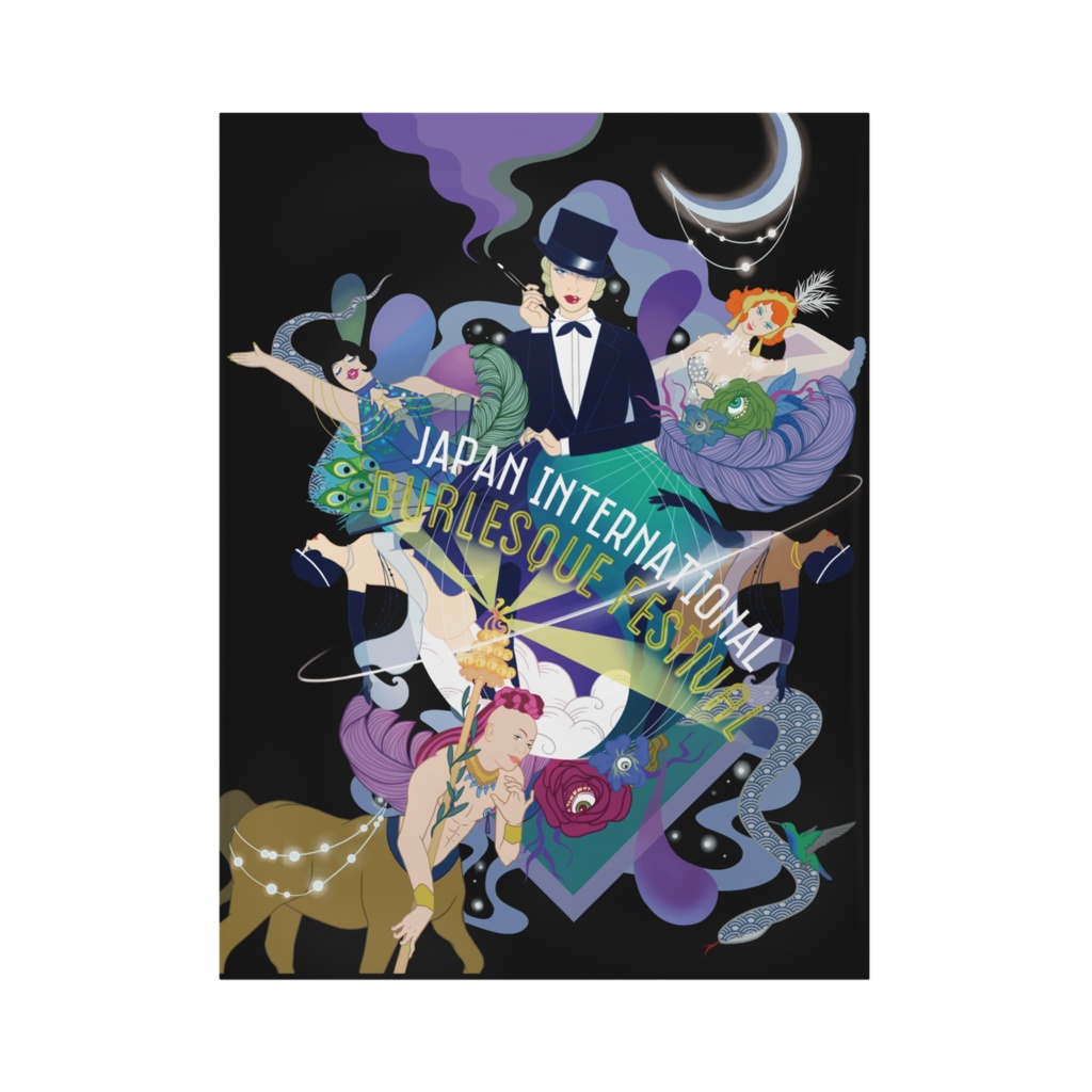 JIBF テーブルクロス ブラック