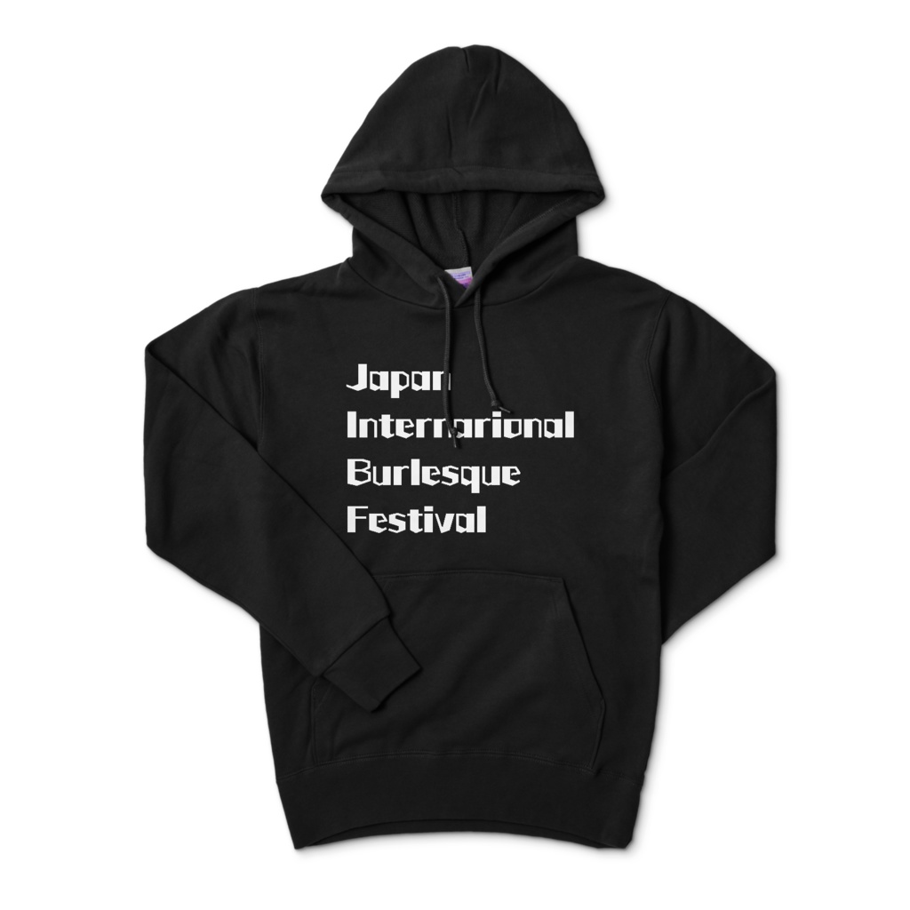 JIBF ロゴ フーディー パーカー ブラック