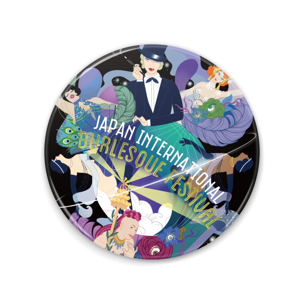 JIBF コンパクトミラー ブラック