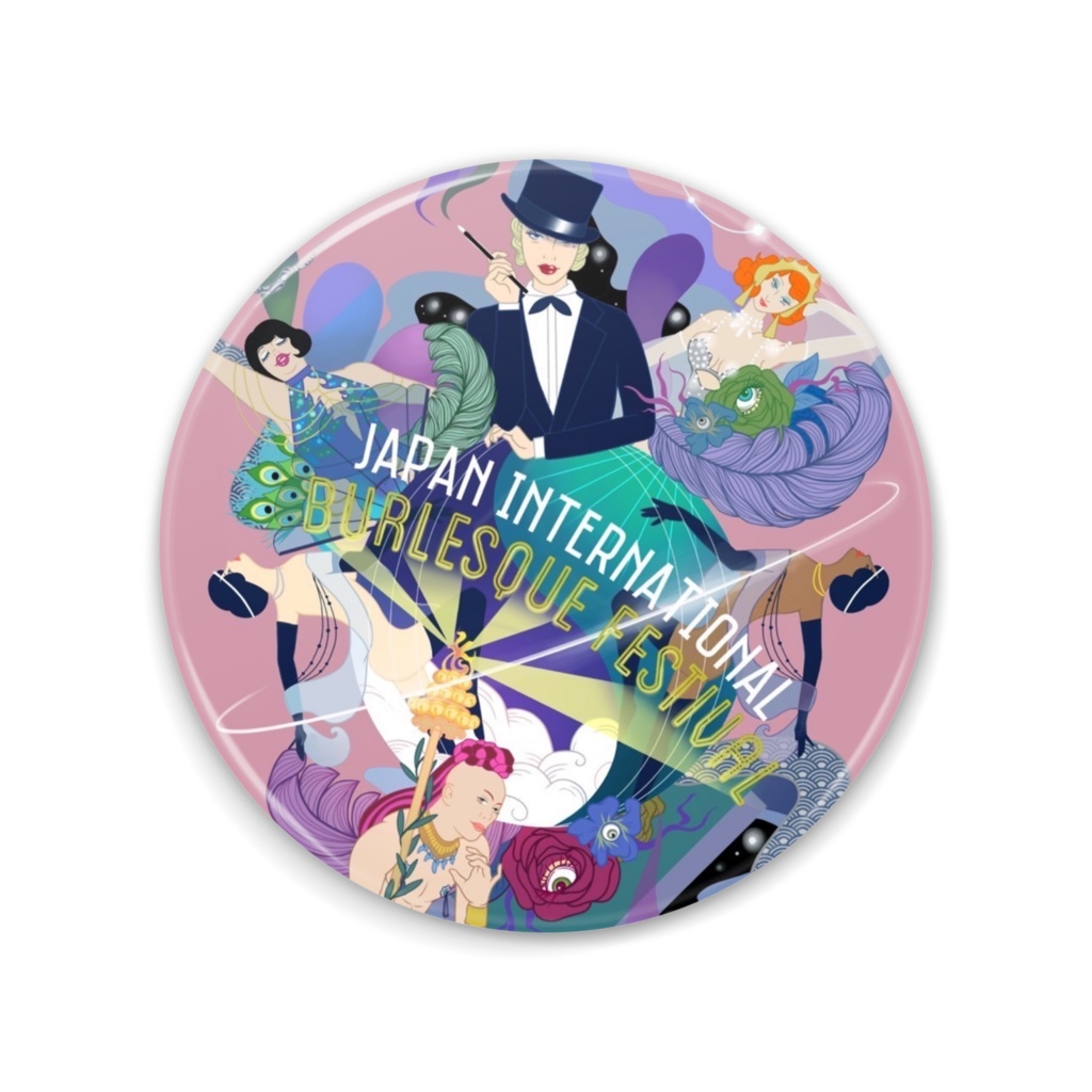 JIBF コンパクトミラー ピンク