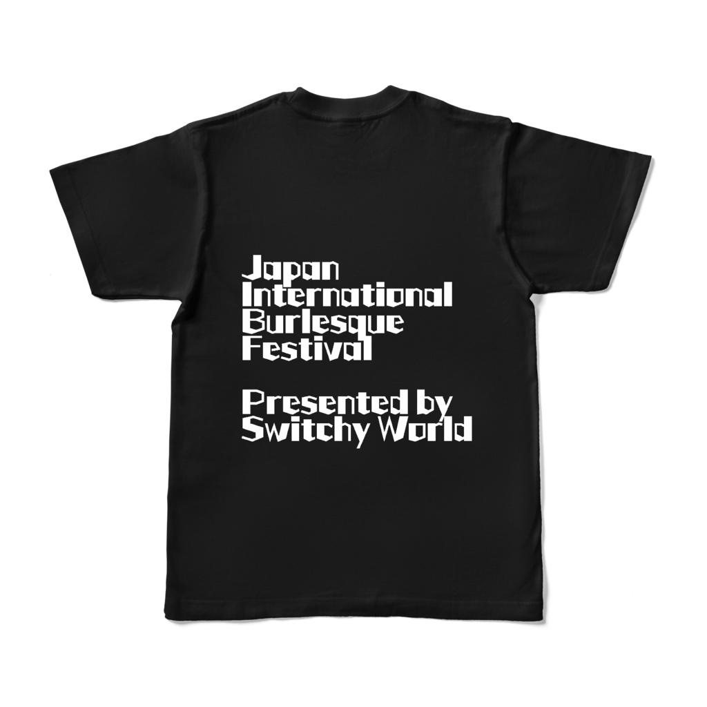 JIBF NewオリジナルTシャツ バックロゴ (ブラック)