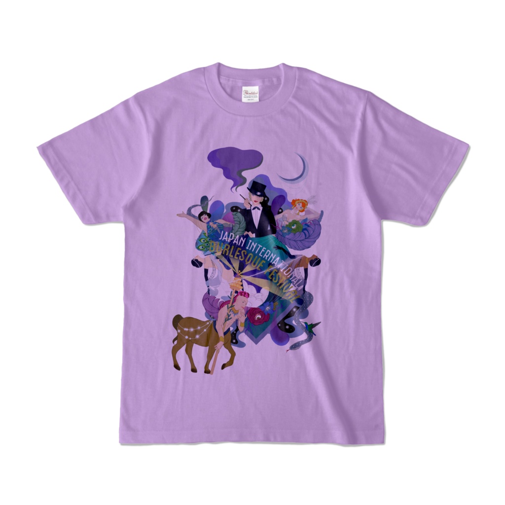 JIBF NewオリジナルTシャツ バックロゴ (パープル)