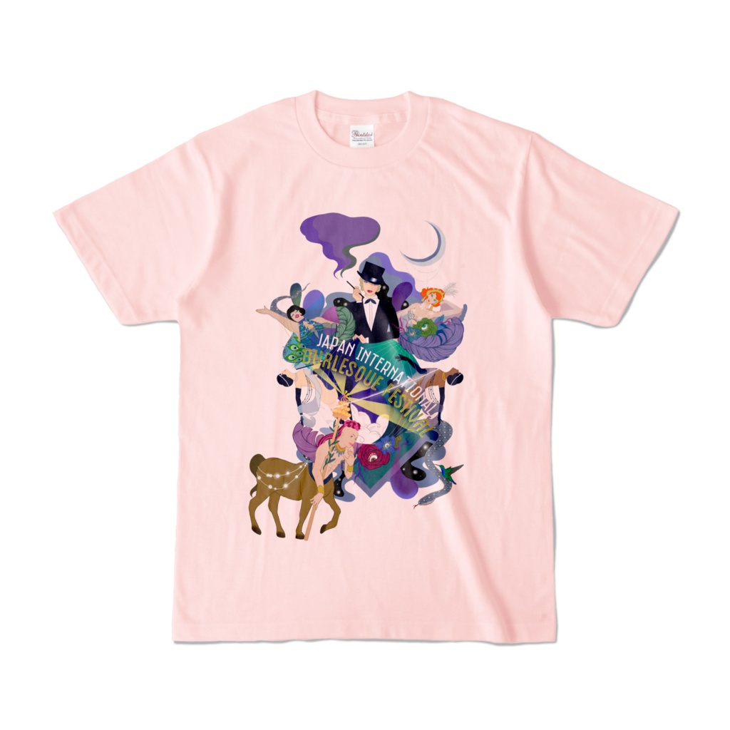JIBF NewオリジナルTシャツ バックロゴ (ピンク)