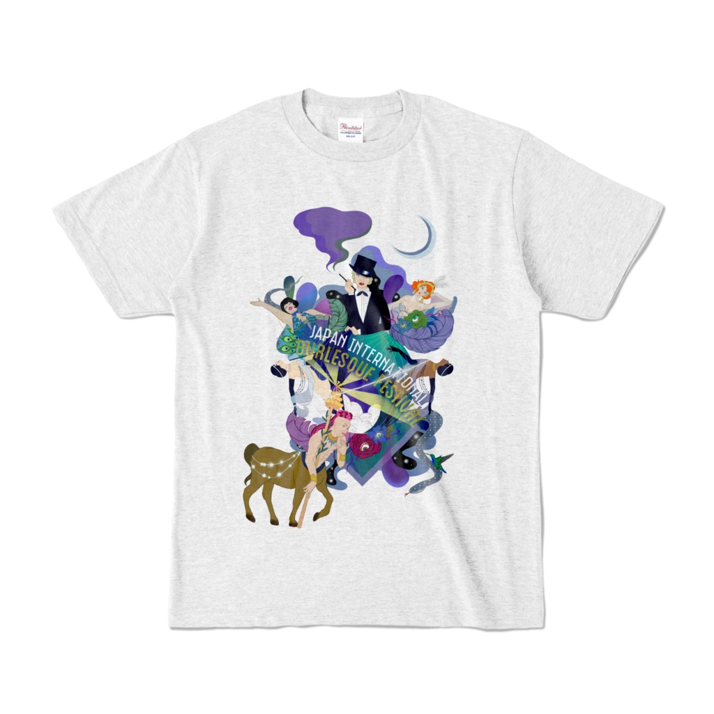 JIBF NewオリジナルTシャツ バックロゴ (アッシュ)