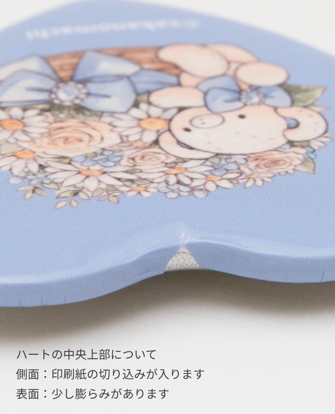 JIBF ハート缶バッジ ピンク