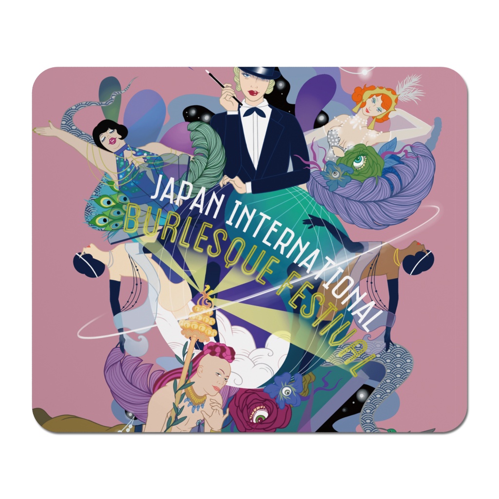 JIBF マウスパッド(長方形)ー ピンク