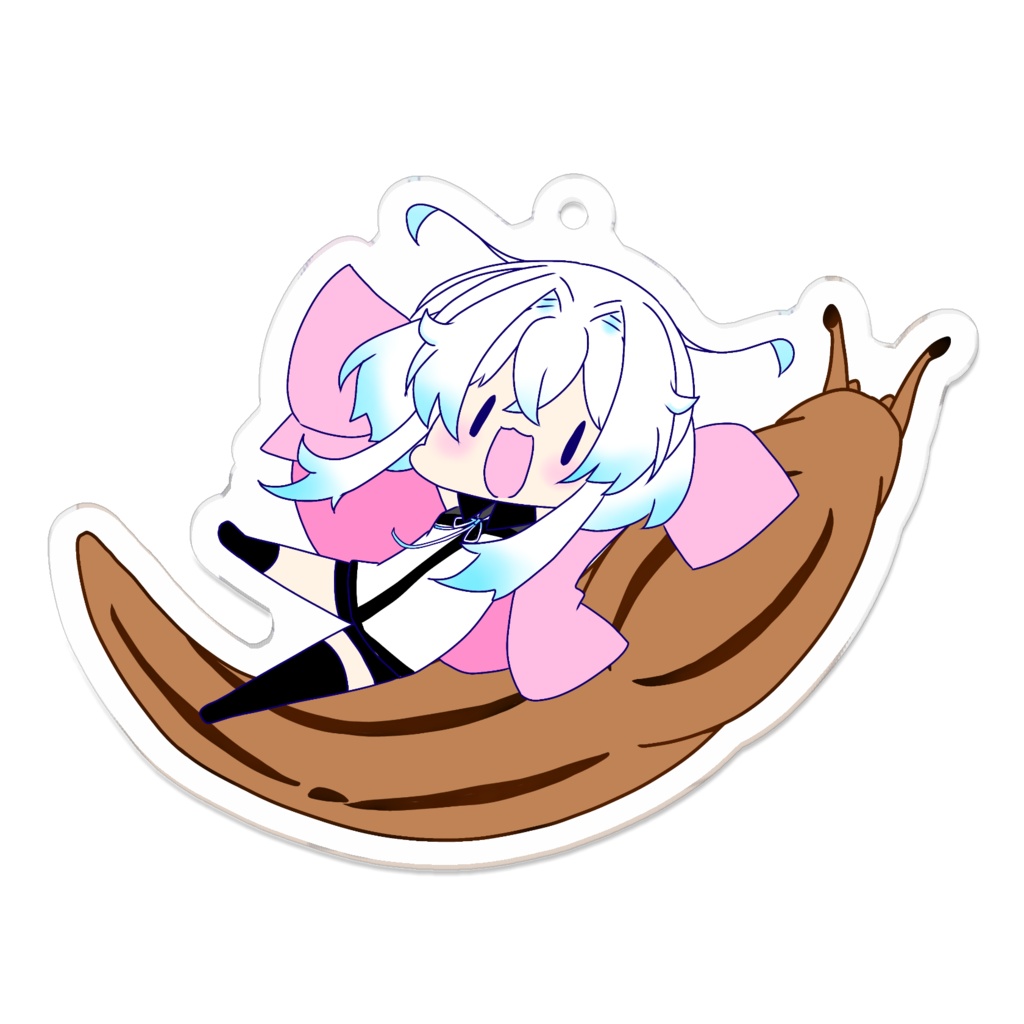 【白良なゆ】アクリルキーホルダー(ナメクジといっしょ)