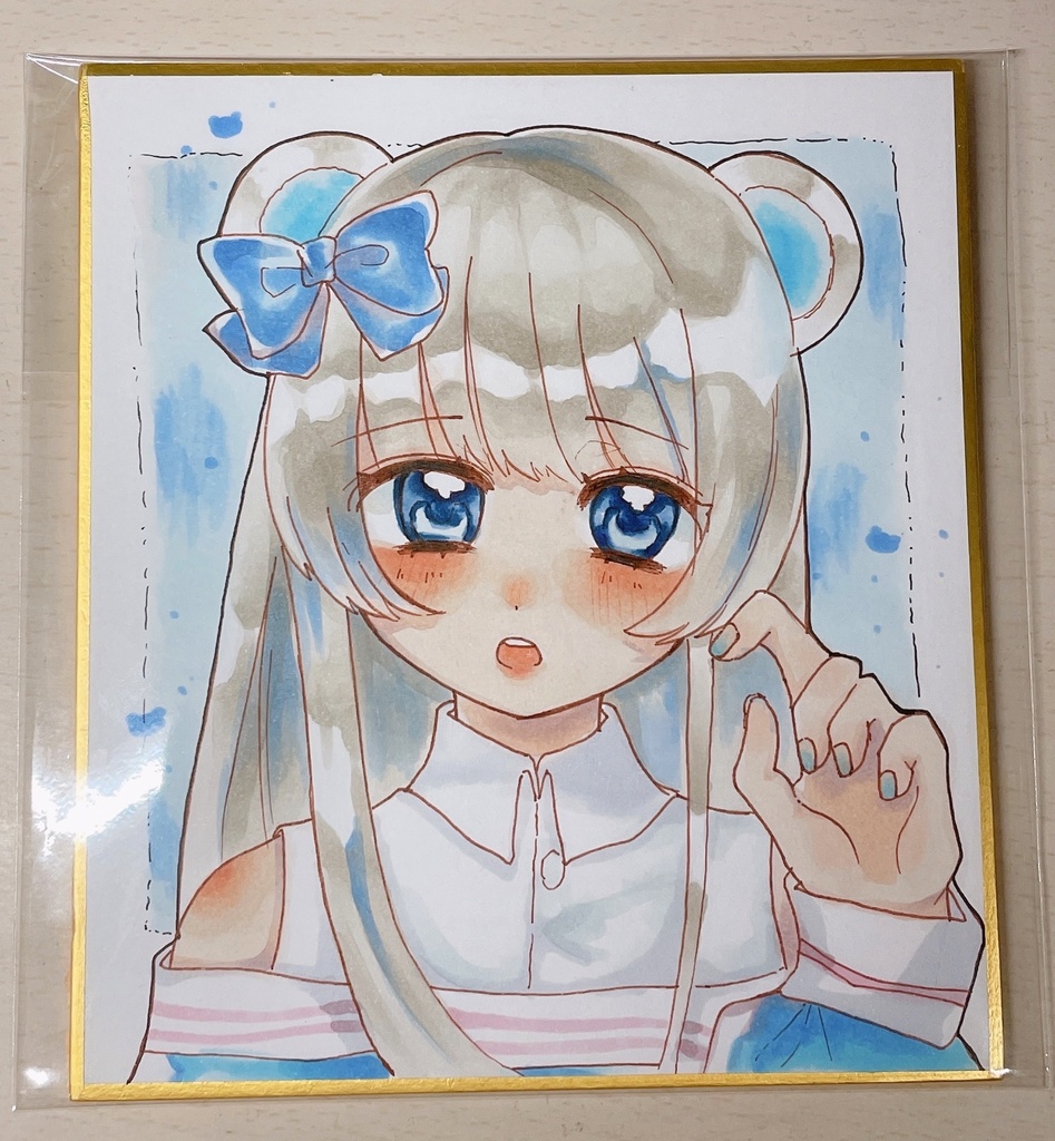 ミニ色紙 イラスト せな イラスト販売 Booth