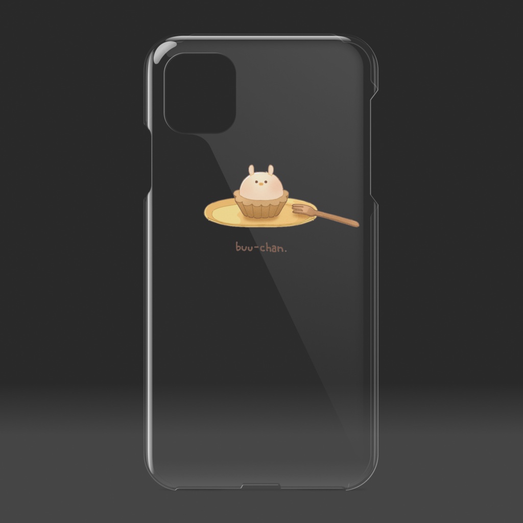 ぶーちゃんタルトのクリアケース iPhone